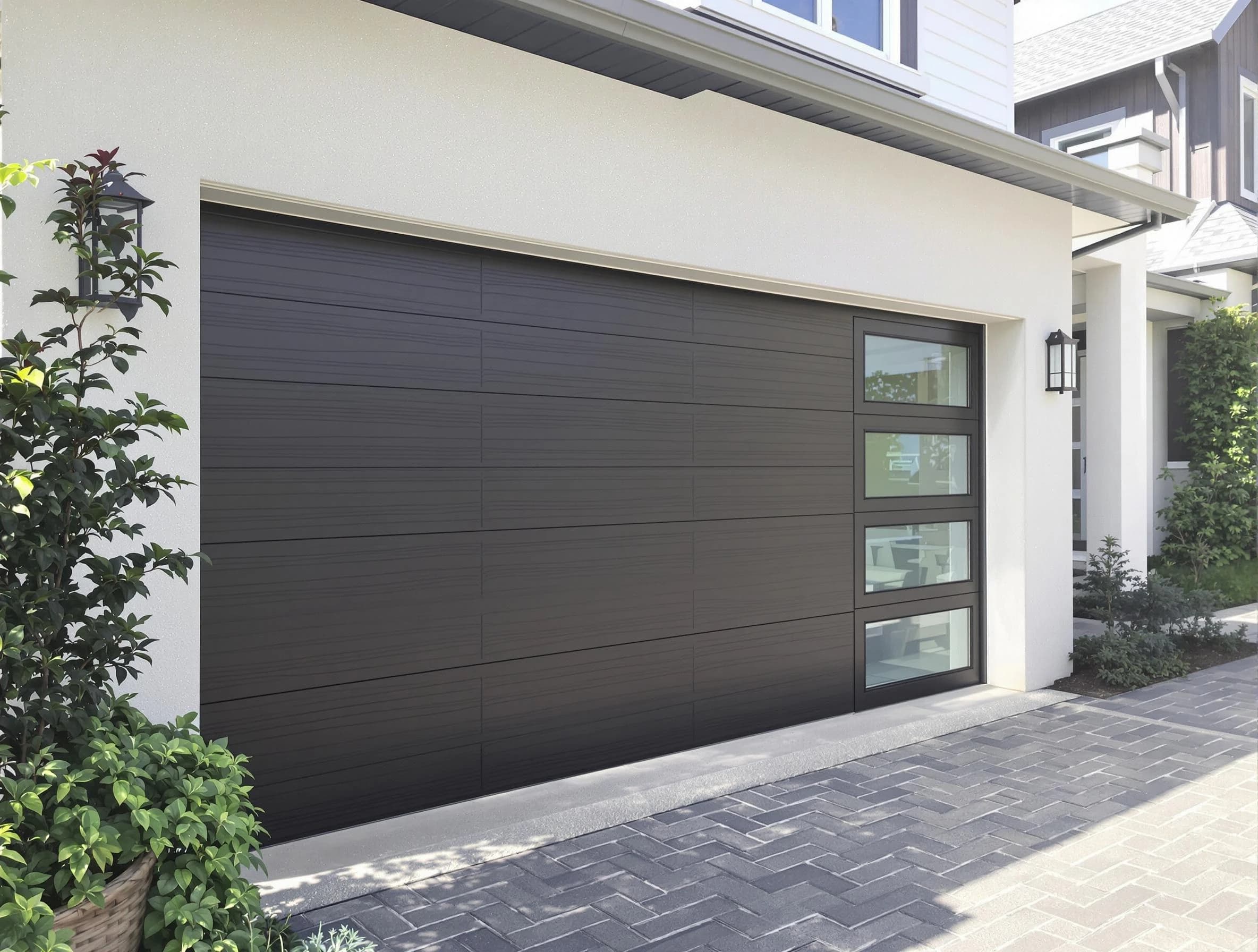 Custom garage door installation by Shackle Island Garage Door Repair in Shackle Island