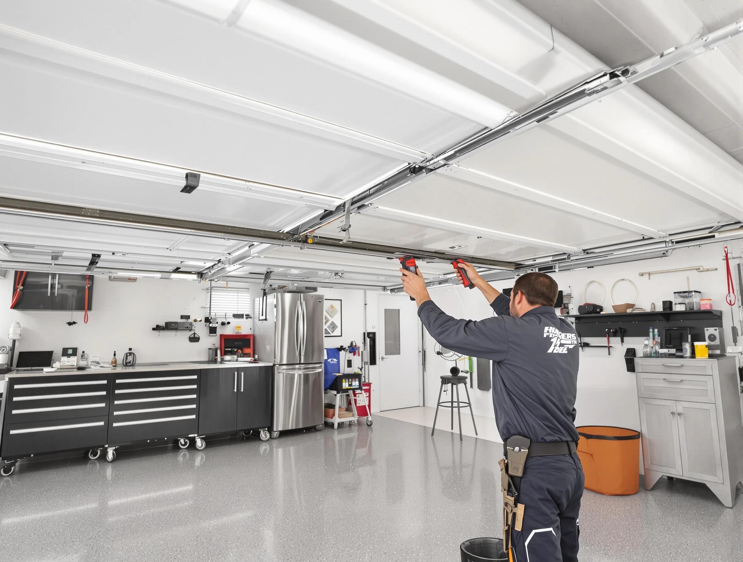 Overhead garage door repair service by Shackle Island Garage Door Repair in Shackle Island