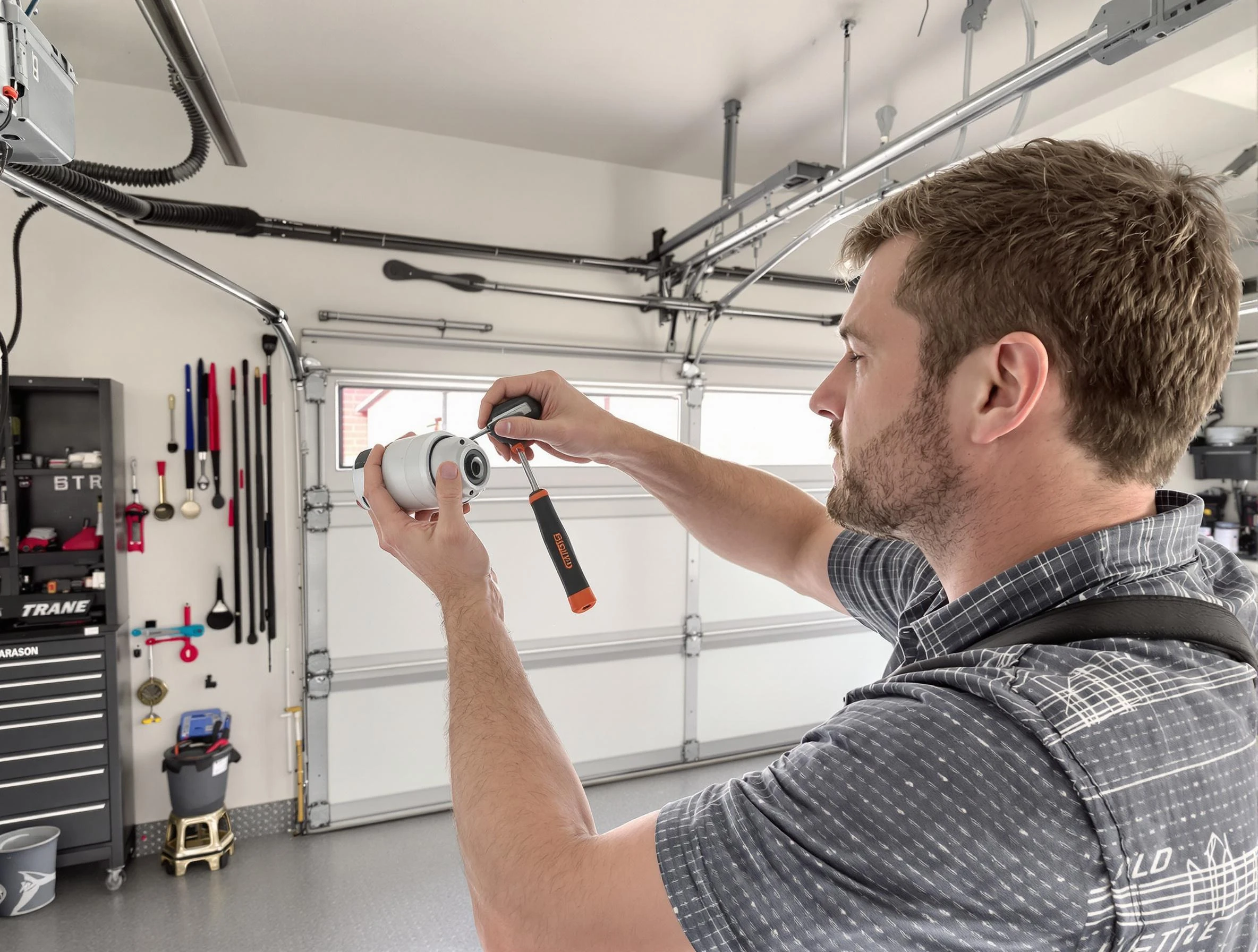 Garage door opener repair service by Shackle Island Garage Door Repair in Shackle Island